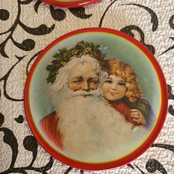 Vintage Tin Christmas CoastCoasters - Picture 9 of 10